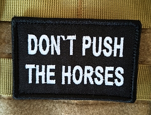 Don't Push the Horses patch 